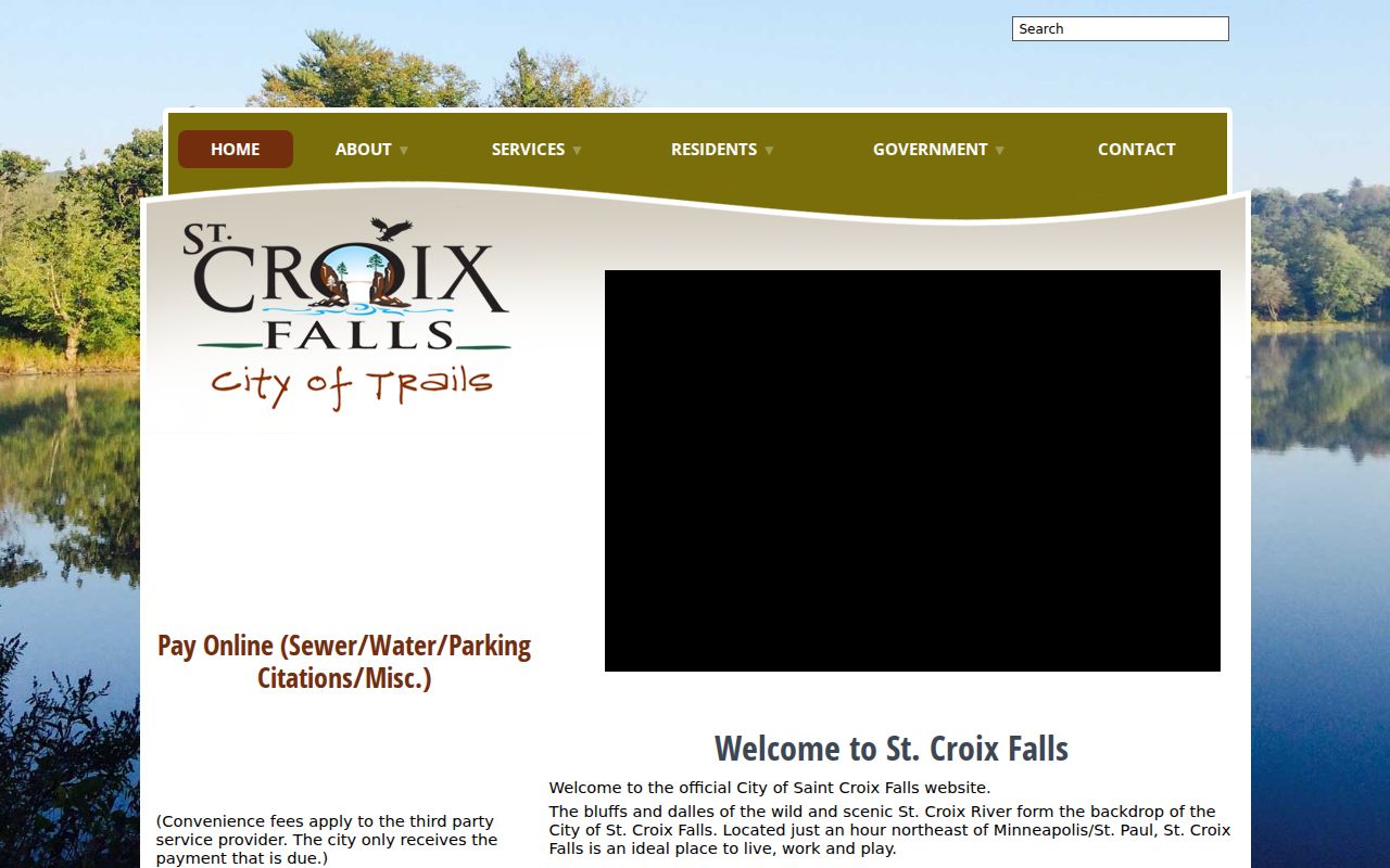 St. Croix Falls docket search current city source